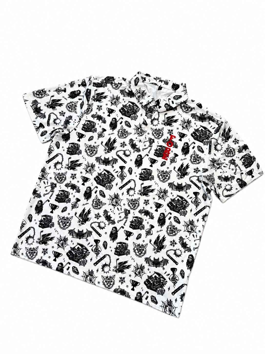 Tattoo Flash Golf Polo
